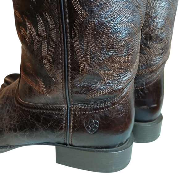 Ariat Mens Brown Leather Cushion Boots  13D main image 5